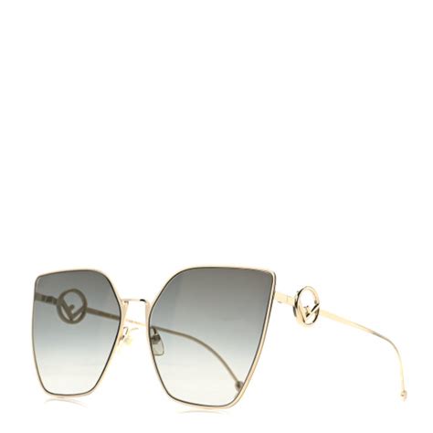 fendi 0323|FENDI Metal F is Fendi Sunglasses FF 0323/S Gold.